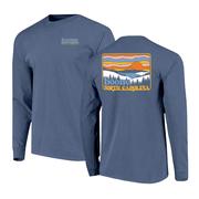 Boone Mountain Waves Comfort Colors Long Sleeve Tee